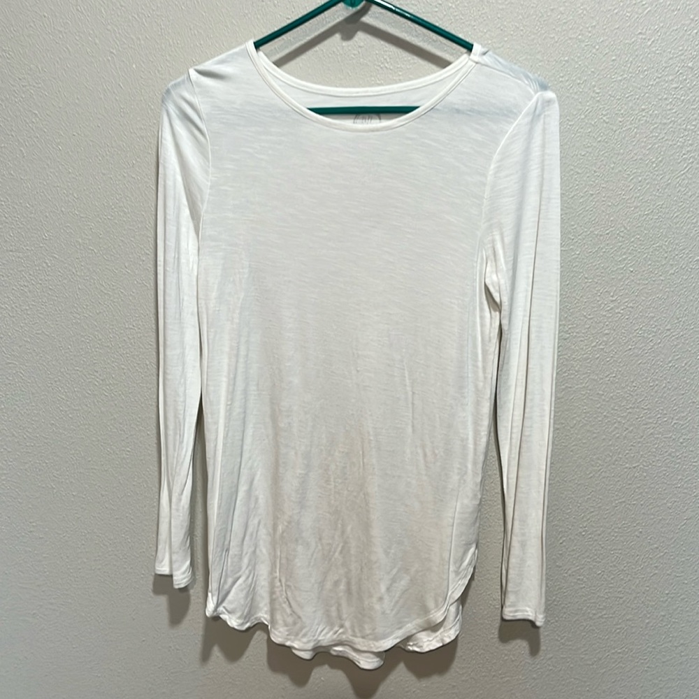 Maurices 24/7, white long sleeve tunic